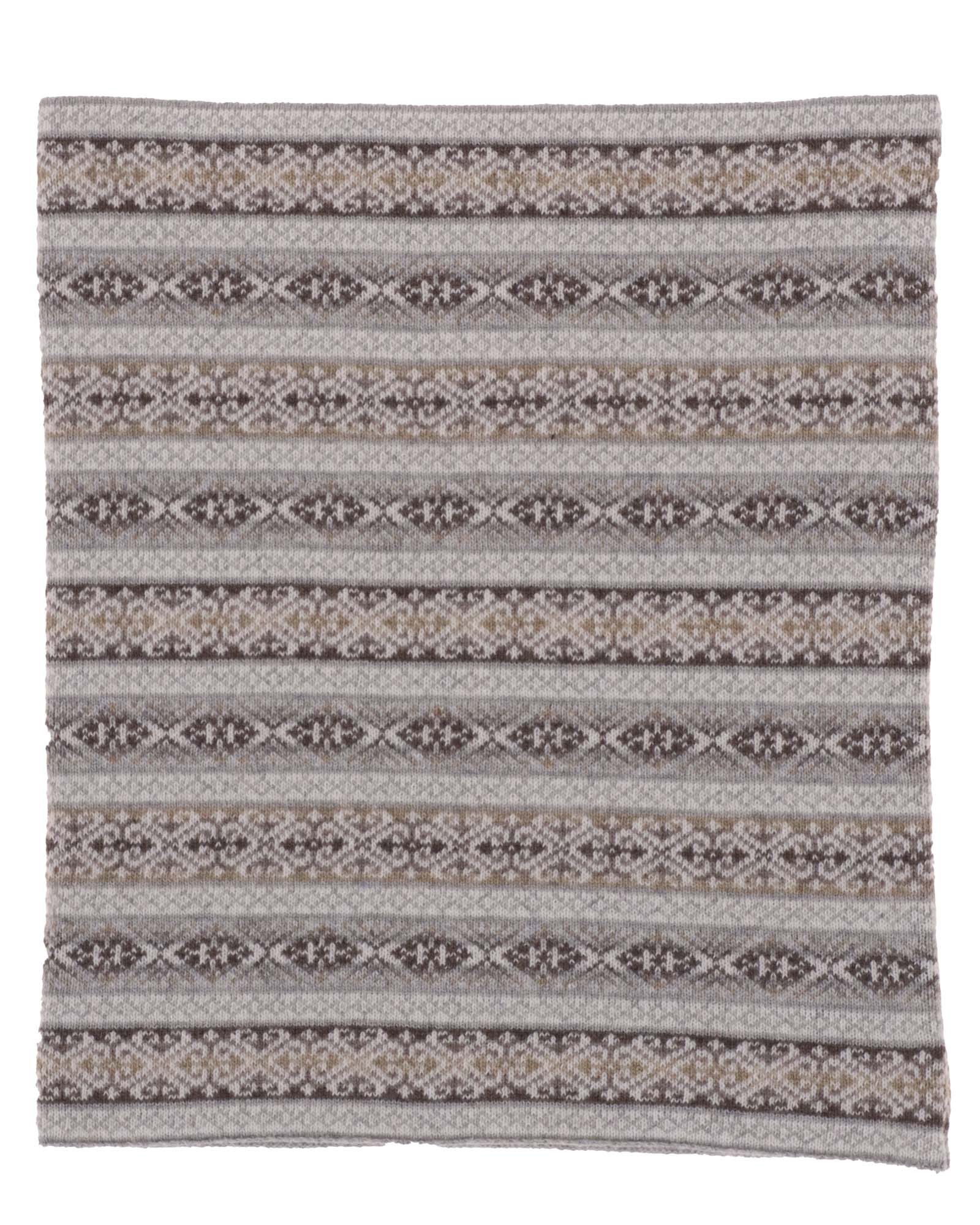 Cashmere Blend Fairisle Snood