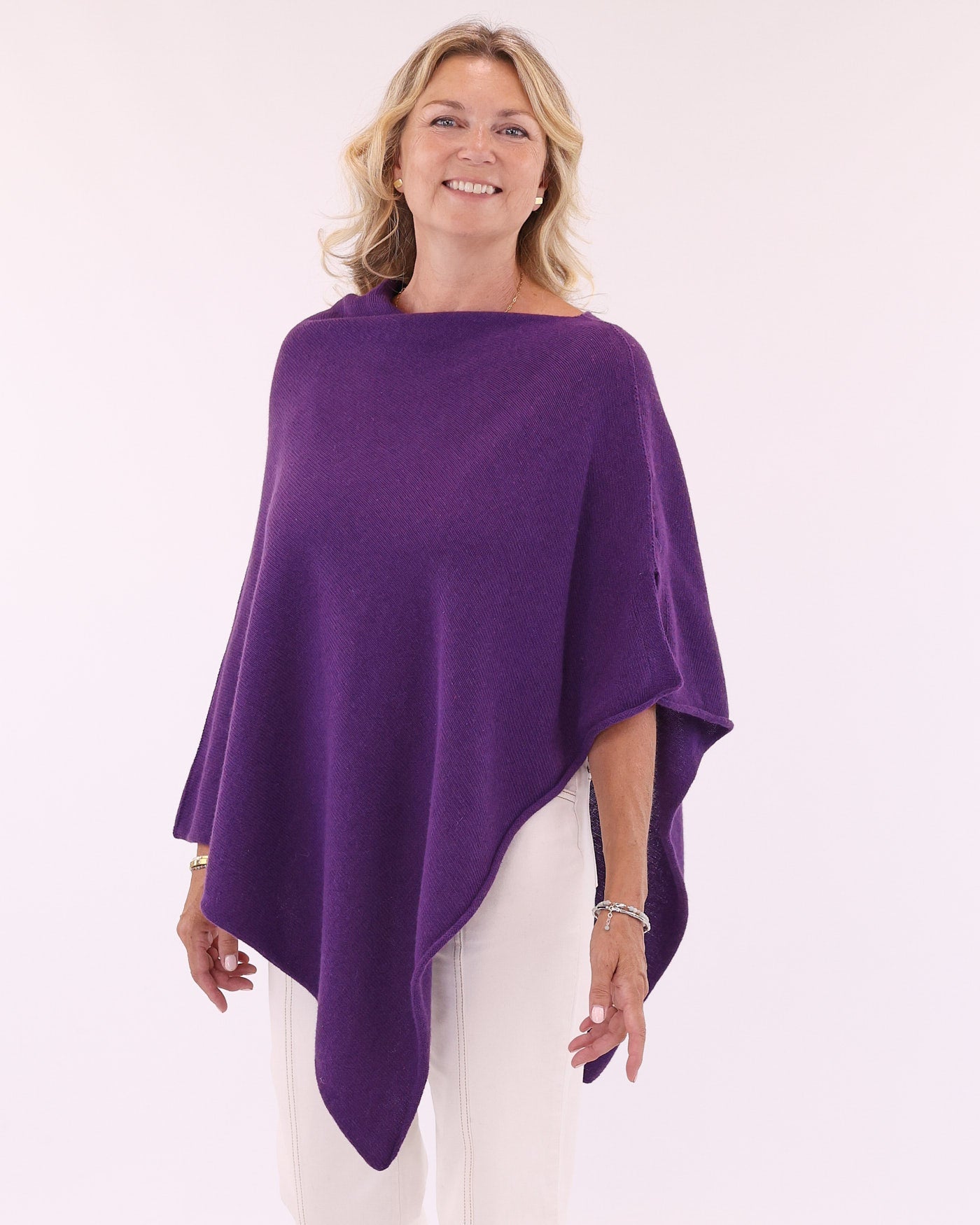 Cashmere Blend Poncho