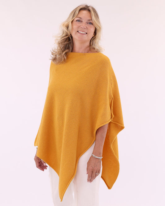 Cashmere Blend Poncho