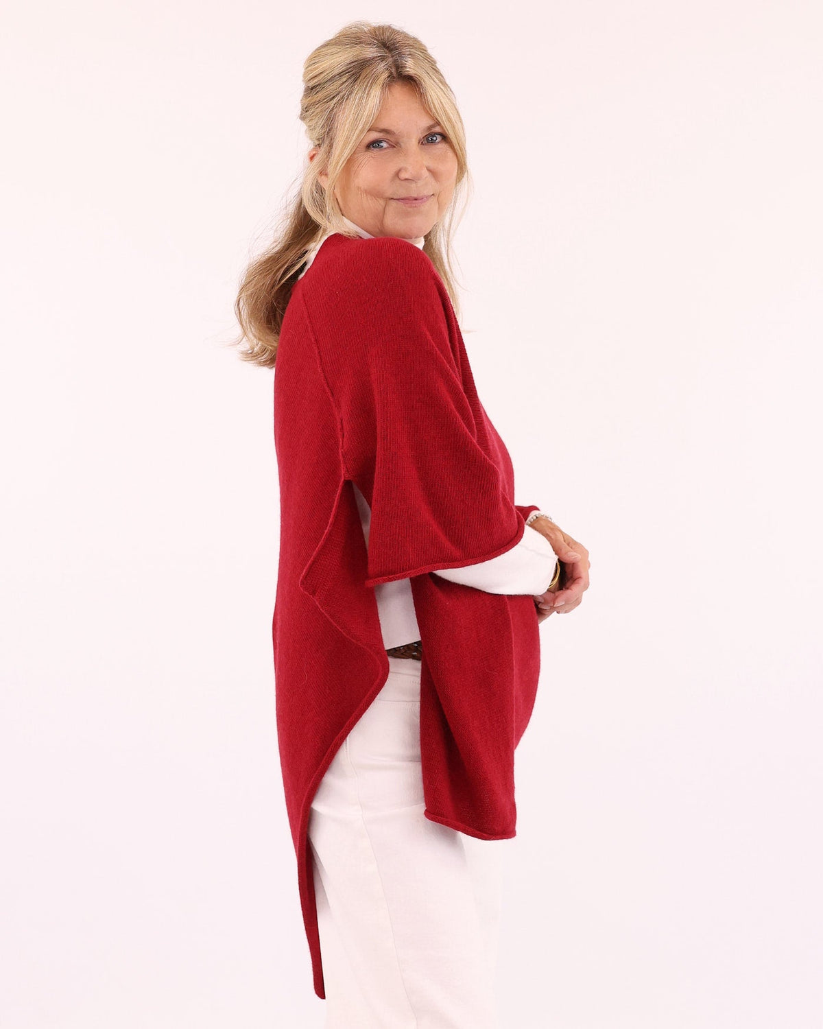 Cashmere Blend Poncho