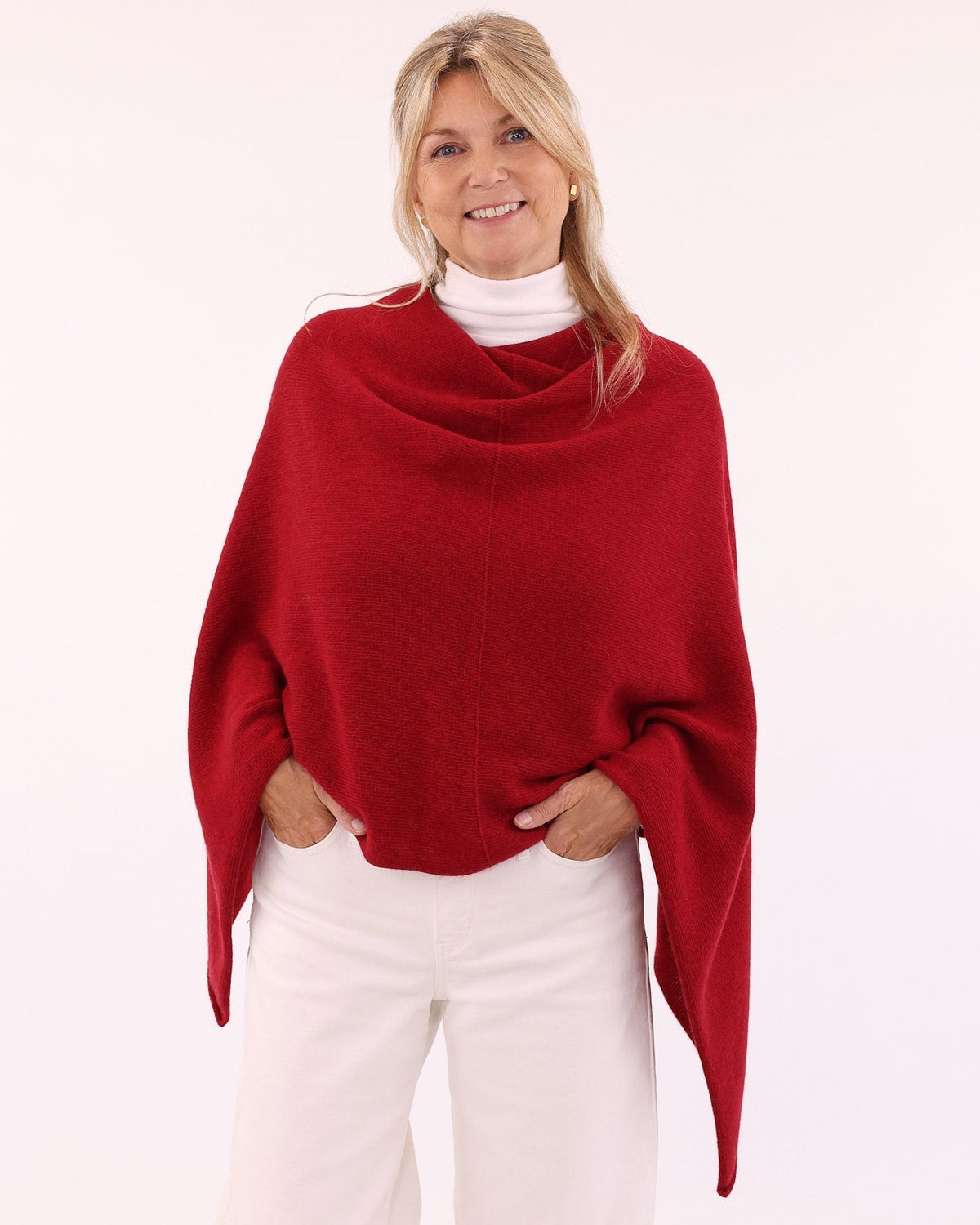 Viscose Blend High Neck Jumper