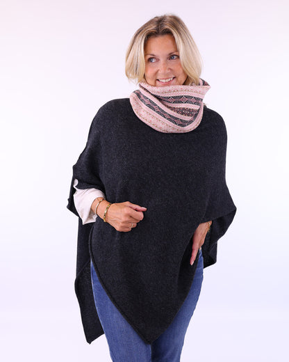 Cashmere Blend Poncho