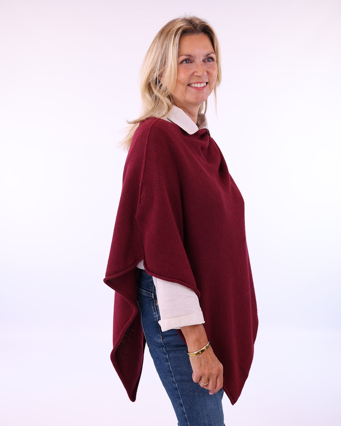 Cashmere Blend Poncho