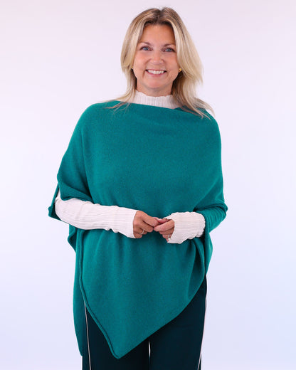 Cashmere Blend Poncho