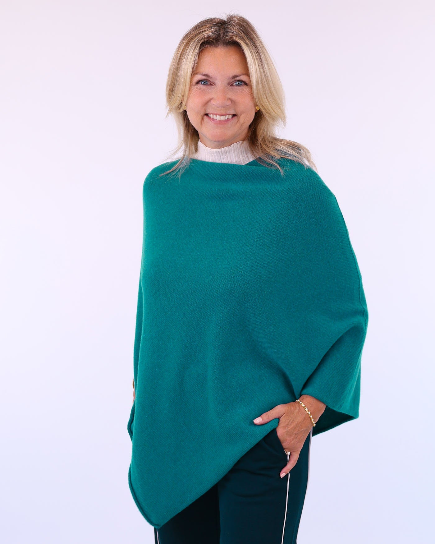 Cashmere Blend Poncho