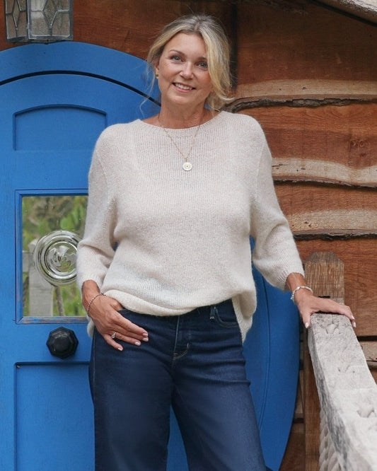 Alpaca Blend Round Neck Jumper