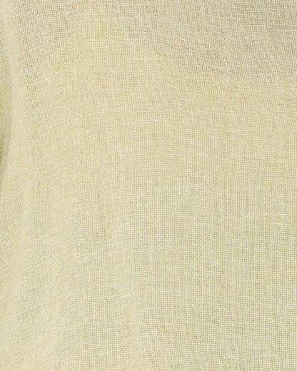 Linen and Cotton Blend Trousers