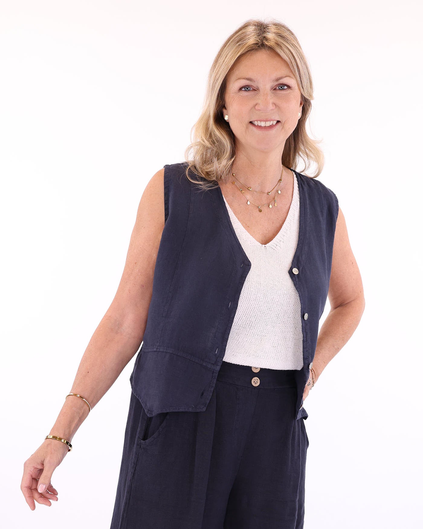 Linen Waistcoat