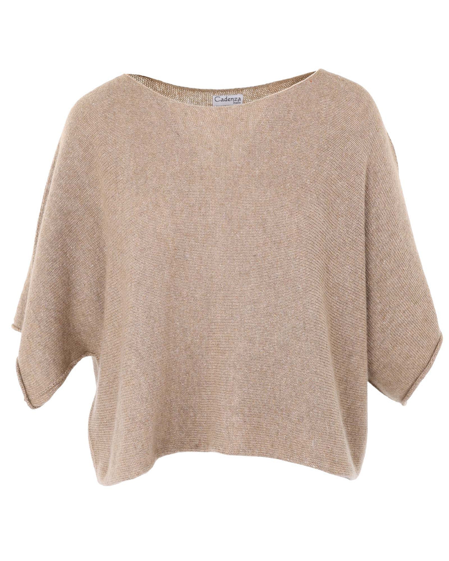 Cashmere Blend Short Tunic Top