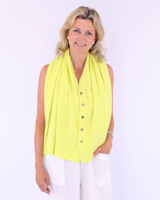 Summer Poncho with Buttons