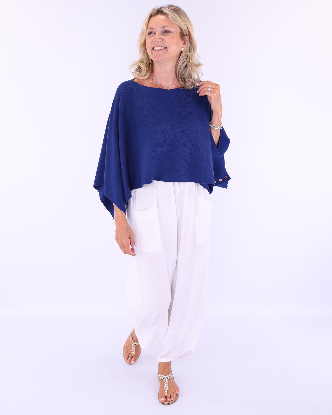 Summer Throwover with Buttons