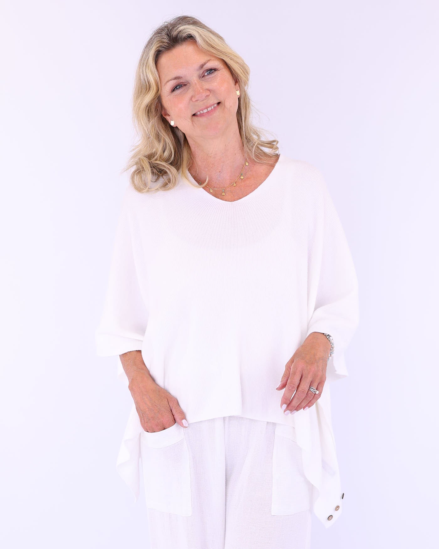 Summer Throwover with Buttons