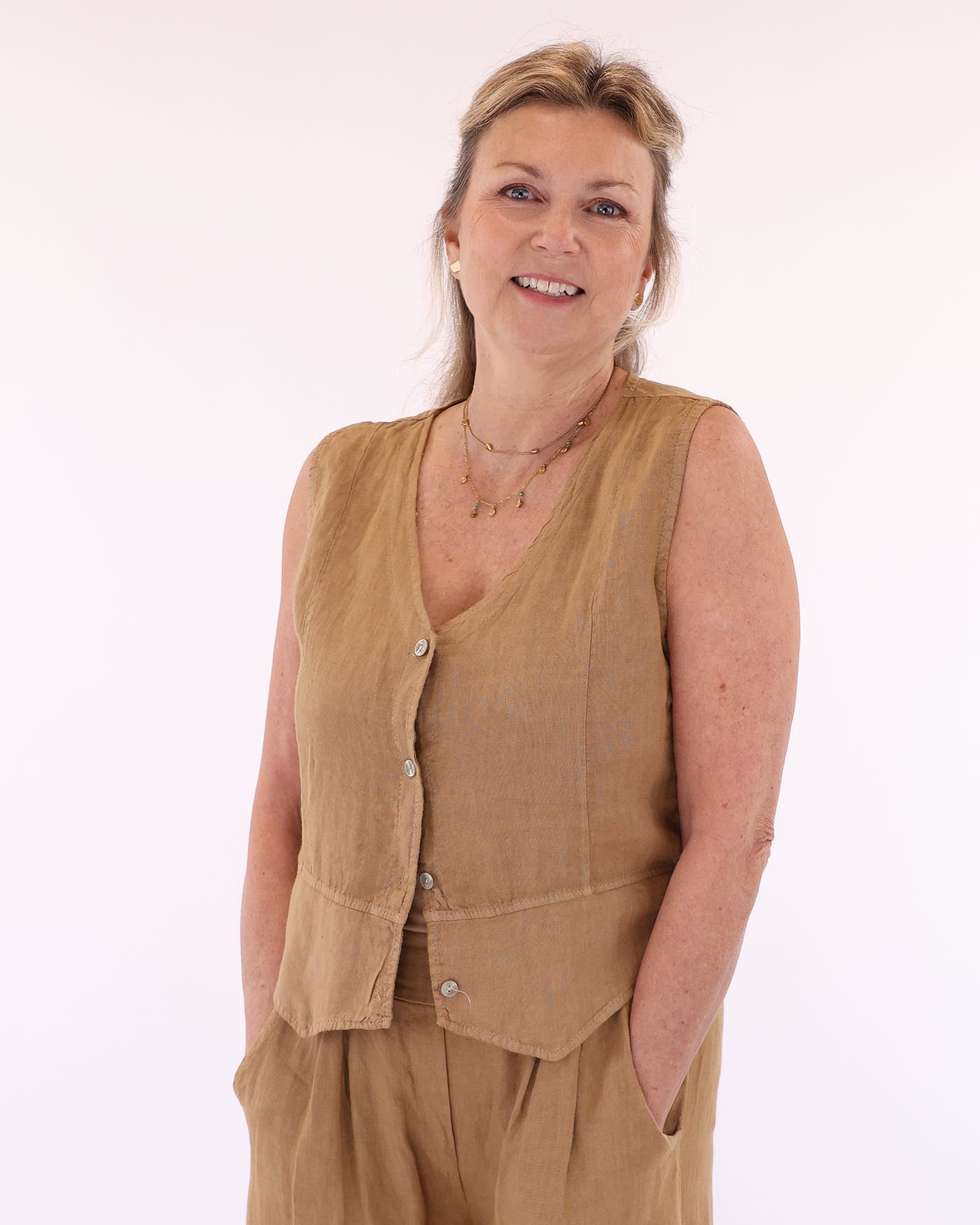 Linen Waistcoat