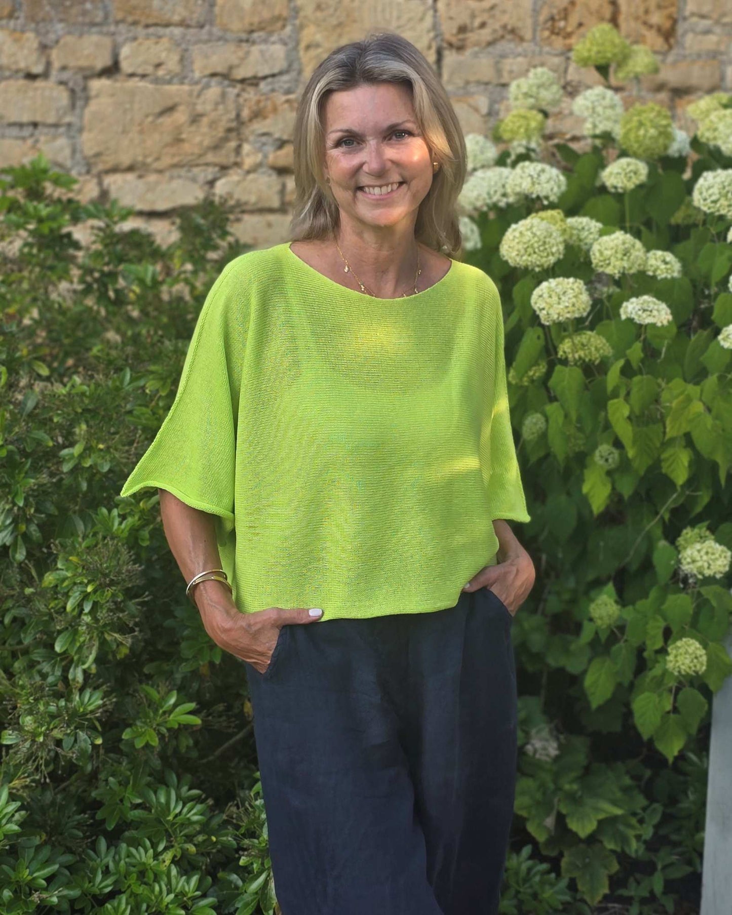 Cotton Blend Short Tunic Top