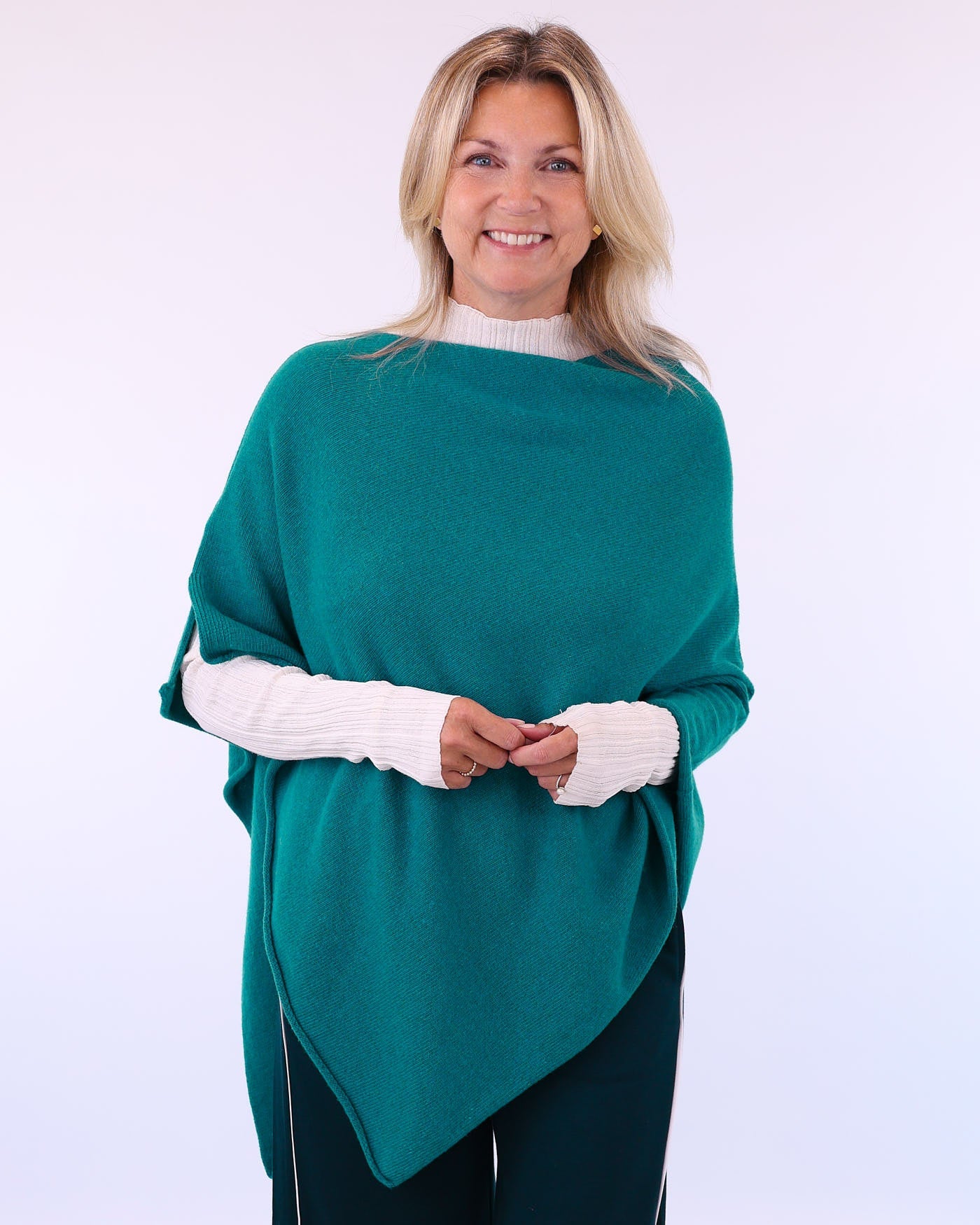 Cashmere Blend Poncho